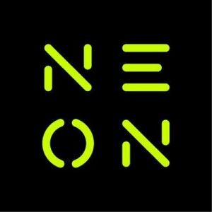neon streaming TV logo