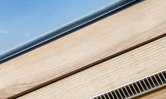 skylight window in house