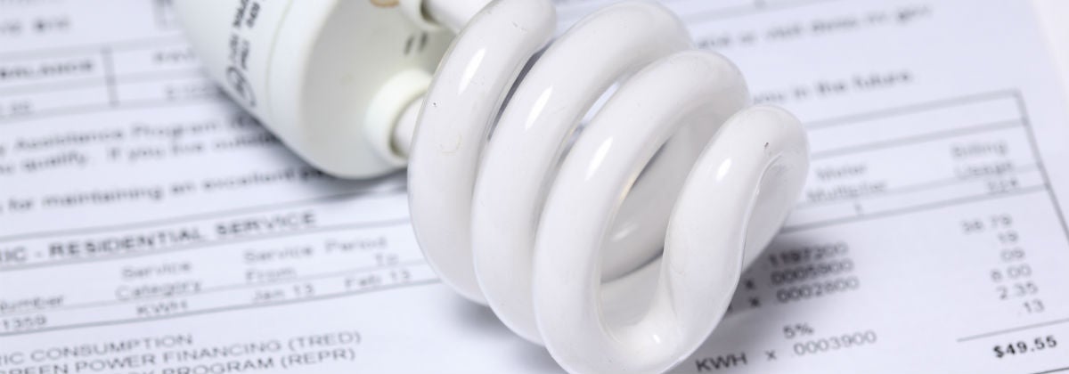 Electricity bill and light bulb: How to save on electricity