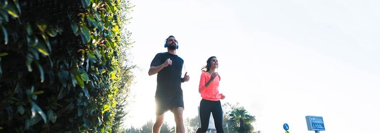 couple running