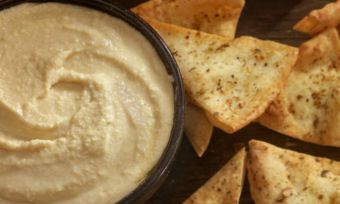 dip and corn chips