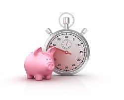 Piggy Bank and Stopwatch