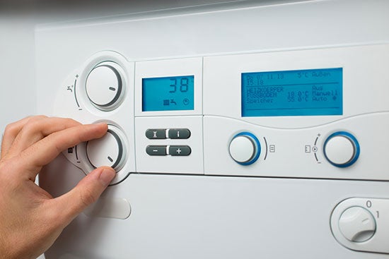 hot water system settings 