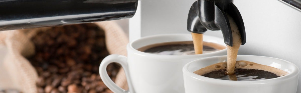 Best coffee machine: double espresso shot