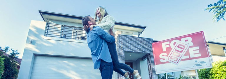 couple with sold house