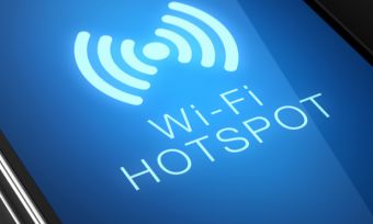 Wi-fi hotspot mobile phone