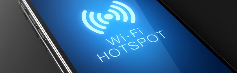Wi-fi hotspot mobile phone