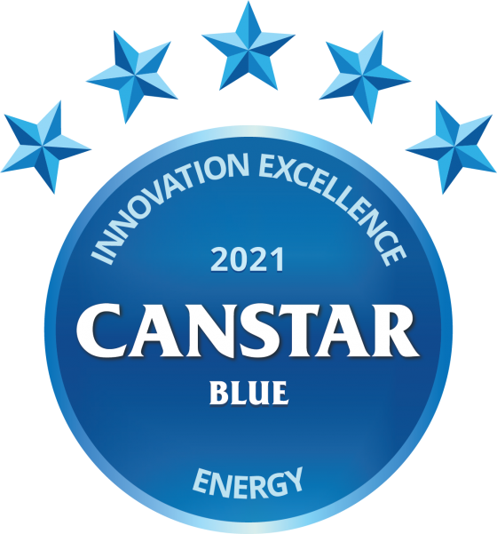 Canstar Blue Innovation Excellence Energy 2021
