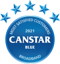 Canstar Blue Most Satisfied Customers Broadband 2021