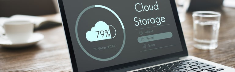 cloud storage: laptop