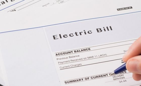 power bill and gas bill: electricity bundles