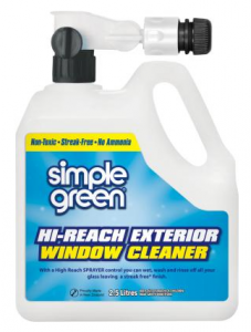 outdoor cleaners: simple green hi-reach exterior window cleaner