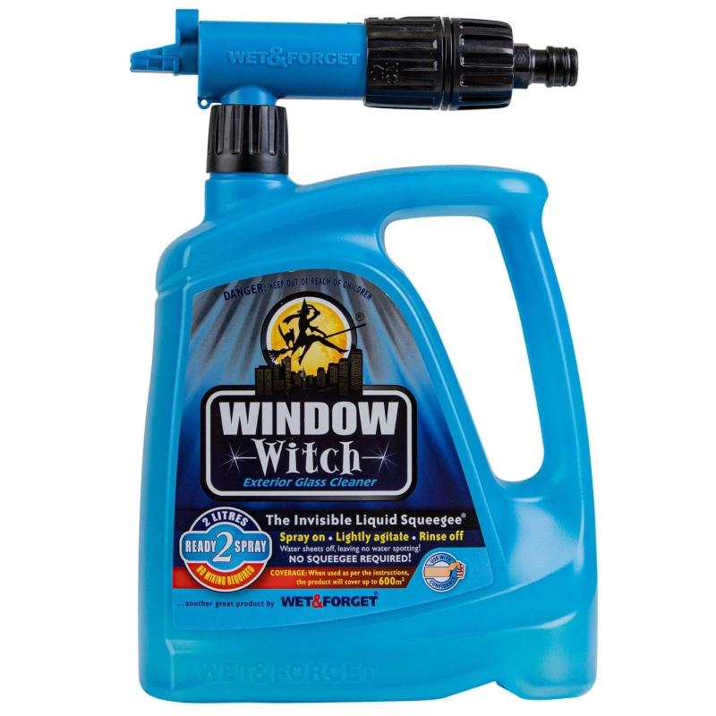 Outdoor window cleaners: window witch