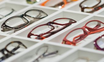 MSC optometry award glasses in a store