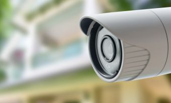 home security - security camera outside house