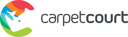Flooring: carpet court logo