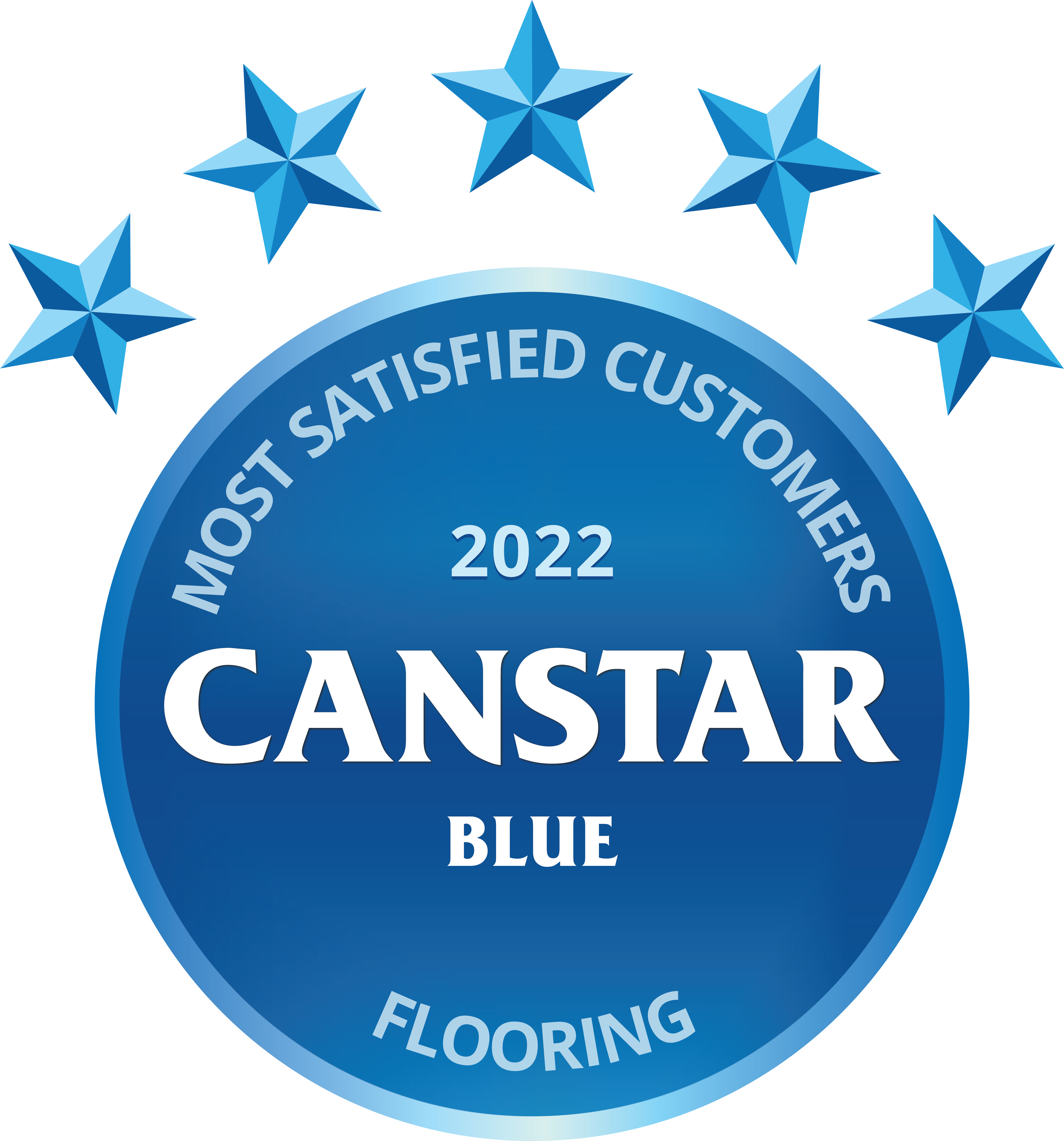 most satisfied customers flooring award 2022 logo