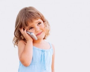 Little girl phone