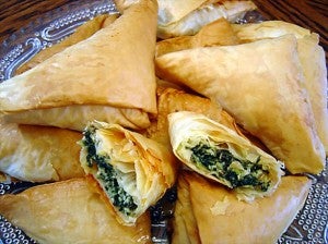 Greek Spanakopita pastry