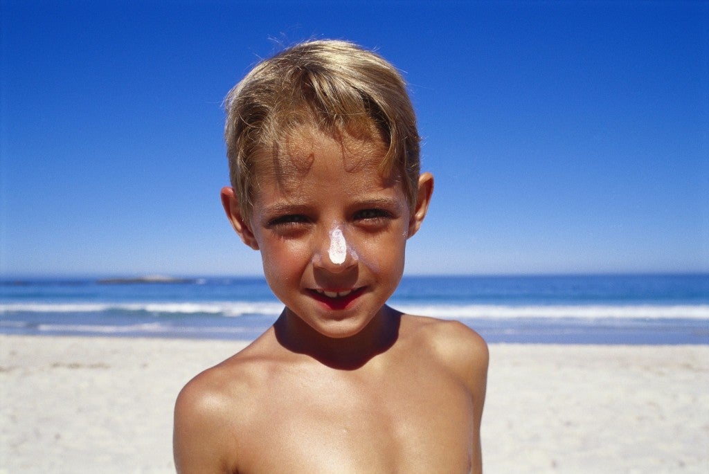 Sunscreen kid