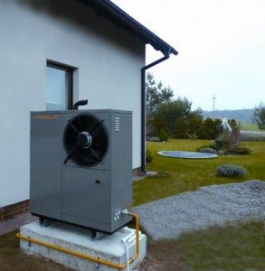 heat pump absorbs natural gas