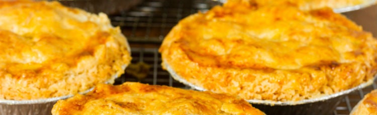 banner of Meat pies baking