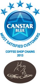 Most Satisfied Customers - Coffee Shop Chains - 2013