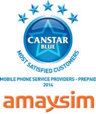 amaysim: 2014 award winner for prepaid phone plans